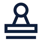 Contract Approval Line SVG Icon